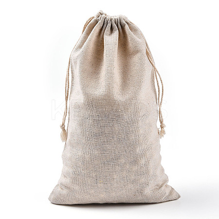 Cotton Packing Pouches Drawstring Bags ABAG-R011-20x30-1