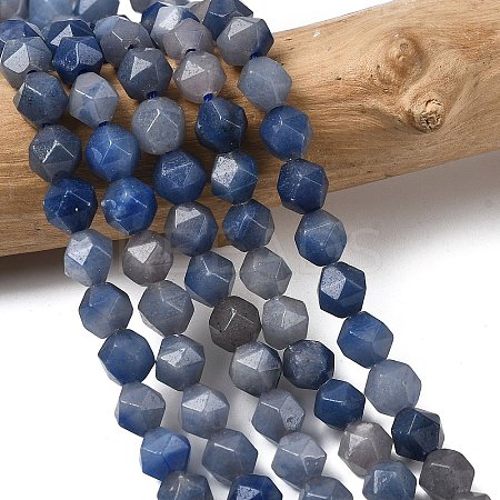 Natural Blue Aventurine Beads Strands G-Z119-A38-01-1