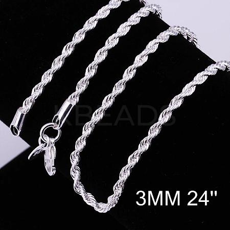 Brass Rope Chain Necklaces NJEW-BB10880-24-1