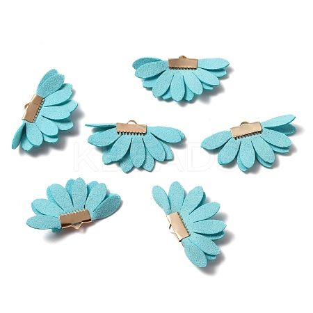 Korean Faux Suede Pendants FABR-WH0001-06E-1