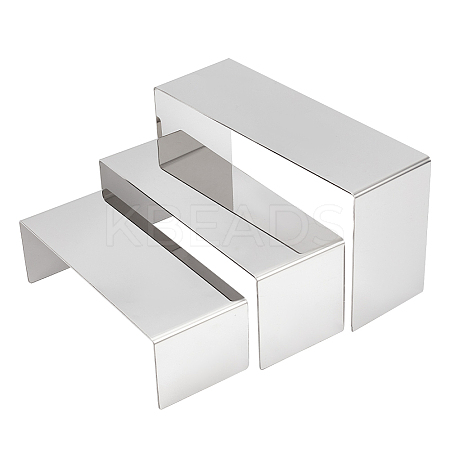 201 Stainless Steel Display Riser Stand Sets ODIS-WH0004-17P-1