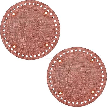 PU Leather Flat Round Bag Bottom FIND-CA0001-11J-1
