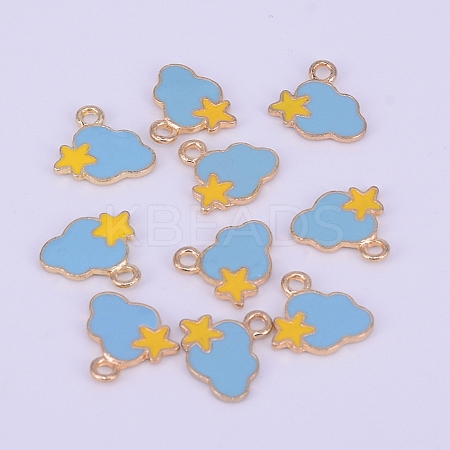 Alloy Enamel Pendants ENAM-TAC0005-01C-1