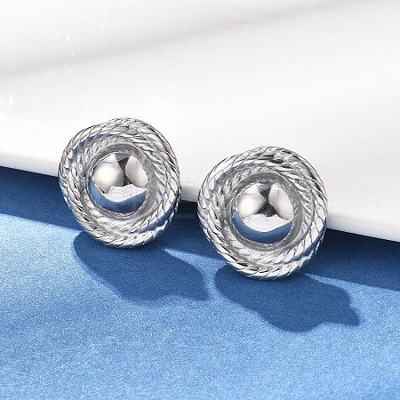 304 Stainless Steel Stud Earrings EJEW-D319-10P-1