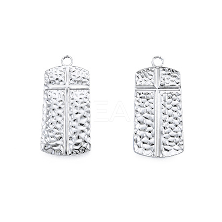 Non-Tarnish 201 Stainless Steel Pendants STAS-N098-235P-1