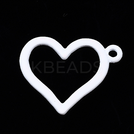 Spray Painted Alloy Pendants LS-PALLOY-Q434-013A-NR-1