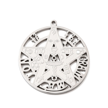 304 Stainless Steel Pendants STAS-A146-03P-1