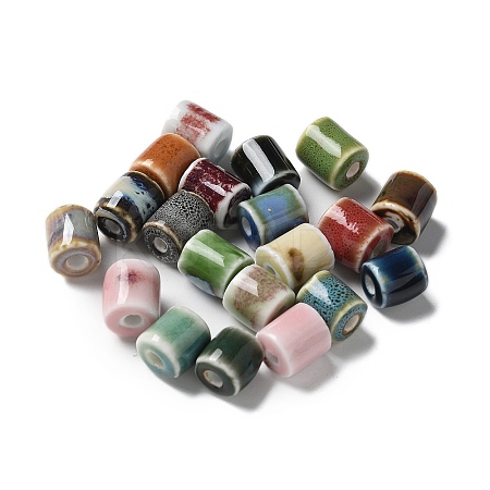 Handmade Porcelain Beads X1-PORC-L080-I-1