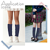 Acrylic Fibers Leg Sleeves AJEW-WH20072-16C-4