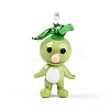 Handmade Lampwork Cartoon Radish Pendants LAMP-T025-10B-1