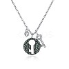 925 Sterling Silver Pendant Necklaces SWAR-BB34213-1