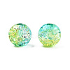 Transparent Crackle Acrylic Beads CACR-N002-06A-4