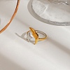 304 Stainless Steel Cuff Rings for Women RJEW-B133-05A-1