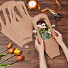 24Pcs 2 Styles Portable Kraft Paper Flower Gift Bags CARB-NB0001-10-3