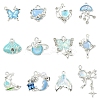 Alloy Rhinestone & Enamel Pendants FIND-YW0007-33-1