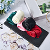 5Pcs 5 Colors Detachable Satin Lady's Scarf AJEW-CN0004-92A-3