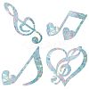 Waterproof PVC Colored Laser Stained Window Film Adhesive Stickers DIY-WH0256-048-1