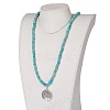 Synthetic Turquoise Pendant Necklaces NJEW-JN02155-4