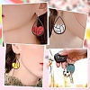 DIY Sports Ball Dangle Earring Making Kits DIY-YW0009-92-6
