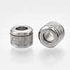 304 Stainless Steel European Beads STAS-S079-99F-P-1