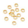 201 Stainless Steel European Large Hole Beads LS-STAS-M294-03G-04-1