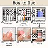 Plastic Nail Art Image Templates AJEW-UN0002-49C-3