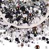 60g Resin patch multi size mixed pearl patch DIY jewelry accessories(2 bags) JX586N-1