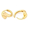 Brass Huggie Hoop Earrings for Women EJEW-M255-03G-2