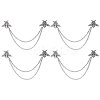 4Pcs Bee Alloy Hanging Chain Brooch FIND-CA0011-13AS-1