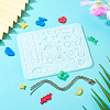 DIY Heart Pendant Silicone Molds & Iron Pendant Making Kits DIY-TA0011-01-5