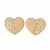 Ion Plating(IP) 304 Stainless Steel Pendants STAS-B031-17G-1