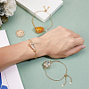 4Pcs 2 Styles 304 Stainless Steel Macrame Pouch Bracelet Making for Stone Holder BJEW-UN00014-2