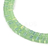 Electroplate Glass Beads Strands GLAA-B023-01A-10-3