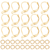 20Pcs Brass Leverback Earring Findings KK-BBC0023-86-1
