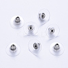 304 Stainless Steel Bullet Clutch Earring Backs LS-STAS-S113-003P-1