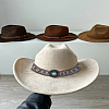 1Pc Velvet Southwestern Cowboy Hat Belt AJEW-LP0007-37-3