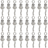 200Pcs Tibetan Style Zinc Alloy Pendants TIBEP-SC0003-11-1