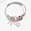 Non-Tarnish 201 Stainless Steel European Bracelet LS-OQ8559-4-1