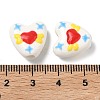 Handmade Porcelain Enamel Beads PORC-K011-02D-3