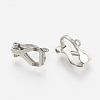 Tarnish Resistant 304 Stainless Steel Clip-on Earring Findings LS-STAS-T037-02-2