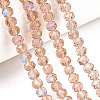 Electroplate Glass Beads Strands LS-EGLA-A034-T2mm-L22-4