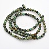 Natural African Turquoise(Jasper) Round Beads Strands G-D665-4mm-2