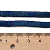 Electroplated Frosted Non-magnetic Synthetic Hematite Beads Strands G-G089-A01-14-4