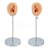 2 Bags 2 Styles Silicone Ear Shaped Earring Display Stands EDIS-OC0001-09A-1