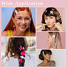 Starfish & Shell Shape Resin Alligator Hair Clips PHAR-WH0006-35-3