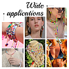 10 Strands Flat Round Handmade Polymer Clay Beads CLAY-PH0001-44L-6