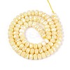 Anti-Tarnish Electroplate Glass Beads Strands GLAA-T025-6mm-11G-3