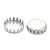 Non-Tarnish 304 Stainless Steel Cabochon Settings STAS-Y001-06A-P-3