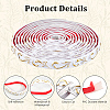 1 Roll PVC Self-Adhesive Flexible Molding Trim FIND-CP0002-10B-5