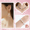 Rainbow Color Alloy Enamel Pendants ENAM-SC0003-95-5